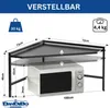 DanDiBo Scaffale angolare da cucina Piano di lavoro Anteprima dell’immagine prodotto 2