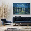 Leinwandbild (120x80cm): Vincent van Gogh - Sternennacht Produktbild-Vorschau 2