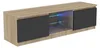 TV-Schrank 140 cm, Eiche Sonoma, 140 cm, schwarze Produktbild-Vorschau 4