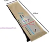 A vacuum cleaner dust bag with dimensions indicated by lines and text. Anteprima dell’immagine prodotto