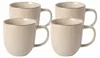 4 tazas de cerámica Dune de 340 ml, color beige, marca Clay Vista previa de la imagen del producto 1