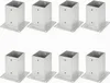 Faziango Aufschraubhülse 90x90 mm Pfostenträger, 8er Set Produktbild-Vorschau 1
