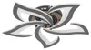 Deckenleuchte, Metall, Glas, Anthrazit, Opal, Memory, Produktbild-Vorschau 1