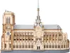 A 3D wooden model of the Notre Dame Cathedral. Náhled obrázku produktu