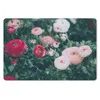 MuchoWow® Schreibtischunterlage Blumen - Blätter - Rosa Produktbild-Vorschau 1