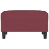 Podnóżek The Living Store czerwone wino 70x55x41 cm tkanina Podgląd zdjęcia produktu 3