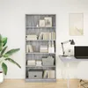 vidaXL Bibliothèque Gris Sonoma 80x24x176 cm Bois composite Voir les images du produit 3