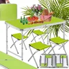 Verk 14469 Skládací kempingový set pro 4 osoby zelený Náhľad obrázku produktu 8