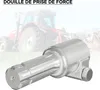 Kloubový hřídel, kloubový hřídel 140 mm s drážkovaným Náhled obrázku produktu 8