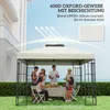 Toile de rechange Outsunny pour pavillon 3 x 3 m, toile de Voir les images du produit 6