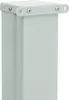A close-up of a light gray, rectangular post with a metal bracket attached to the top. Produktbild-Vorschau