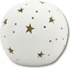 Keramik LED Kugel mit Sternen weiß 12 x 10cm Dekokugel Produktbild-Vorschau 1