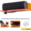 Lot de 2 supports muraux en acrylique, dimensions 23 cm, Voir les images du produit 5