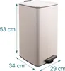 Relaxdays Kuchyňský odpadkový koš, 30 litrů, automatické Náhled obrázku produktu 4