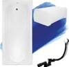 Baignoire rectangulaire Set 5in1 170x70 avec vidage Premium Voir les images du produit 8