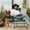 Figurka owczarka niemieckiego Relaxdays, naturalnej Podgląd zdjęcia produktu 3