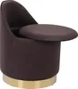 Drehhocker Viktor 100 Braun Produktbild-Vorschau 2