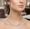 Topas Collier Silber 925 weiße Natur Edelsteine  40 Produktbild-Vorschau 3