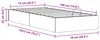 vidaXL Ottoman Bettgestell mit Stauraum Natur 70 x 190 cm Produktbild-Vorschau 8