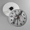 Wanduhr - Rund - Glasuhr - Kuss Liebe Paar - 30x30cm - Produktbild-Vorschau 2