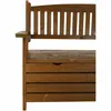 Kondela Gartenbank mit Stauraum Amula 150 cm - Braun Produktbild-Vorschau 14