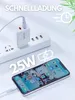 Echos 25W Dualport USB-C + USB-A Schnellladegerät | QC3.0, Produktbild-Vorschau 3