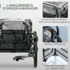 HOMCOM 2-in-1 Fahrradanhänger Lastenanhänger 40 kg Produktbild-Vorschau 9