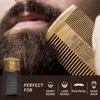 Pettine da barba in legno di sandalo - Nero Anteprima dell’immagine prodotto 4