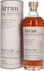 A bottle of Arran Single Malt Scotch Whisky and its cylindrical packaging. Produktbild-Vorschau