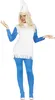 blaue Zwergin - Kostüm für Damen Gr. M/L, Größe:L Produktbild-Vorschau 1