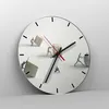 Wanduhr - Rund - Glasuhr - Symbol Kugel Würfel - 30x30cm - Produktbild-Vorschau 4