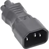 INLINE Netzadapter IEC 60320 C14 C5 3pol. Kaltgeraete Produktbild-Vorschau 2