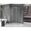 Mexen Velar Duschkabine 90x85cm, Schiebetür, Nickel Produktbild-Vorschau 2