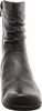 A front view of a black leather boot. Anteprima dell’immagine prodotto