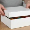 KAPAK Geschlossene Muffin Transportbox Weiß 30x30x10 cm Produktbild-Vorschau 8