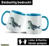 Huuraa Kaffeetasse Seehund Comic 330ml Blau Keramik Produktbild-Vorschau 2