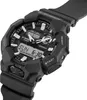 A black Casio G-Shock watch is shown from a diagonal angle against a white background. Produktbild-Vorschau
