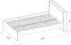 Jugendbett FARGO FG-15 mit Lattenrost 120x200 cm Bett Produktbild-Vorschau 2