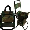 Klappbarer Outdoor-Stuhl Grün/Braun - Ideal für Camping und Produktbild-Vorschau 24