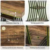 A collage of four images showcasing different features of a table. Podgląd zdjęcia produktu