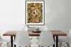 MuchoWow® Gerahmtes Poster Tierhaut - Schlange - Gold 60x80 Produktbild-Vorschau 3