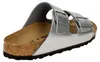 Birkenstock Arizona Birko-Flor Zilver Smal Voetbed Dames Productafbeelding-voorbeeld 29
