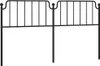 vidaXL Ersatz-Kopfteil Metall Schwarz 180 cm Produktbild-Vorschau 1