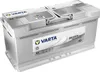 A Varta Silver Dynamic AGM xEV car battery is shown from a diagonal front view against a white background. Produktbild-Vorschau