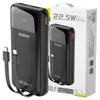DUDAO K15Pro 20000mAh 22.5Watt 2x cable Black Lithium Voir les images du produit 2