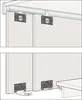 HAWA Combino 20 H MS - Beschlägegarnitur 1200 x 2200 x 19, Produktbild-Vorschau 1