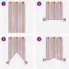 vidaXL Rideaux à fils 2 pcs. Multicolore 140x250 cm Voir les images du produit 6