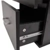 vidaXL 7-tlg. Badmöbel und Waschbecken Set Schwarz Produktbild-Vorschau 5