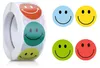 GKA 50 Stück Geschenkaufkleber Smiley lächelndes Gesicht Produktbild-Vorschau 1