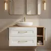 RODAN | Mobiletto da bagno 100 cm - Bianco, Marrone - Anteprima dell’immagine prodotto 6